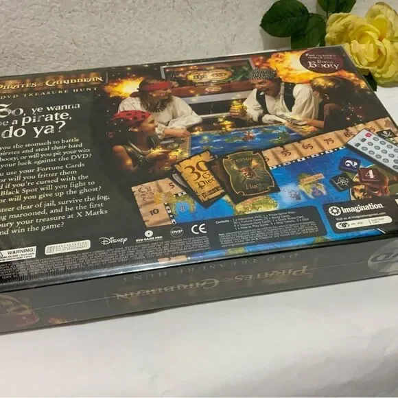 Disney Pirates Of The Caribbean DVD Treasure Hunt Game Imagination Sealed - Picture 2 of 5